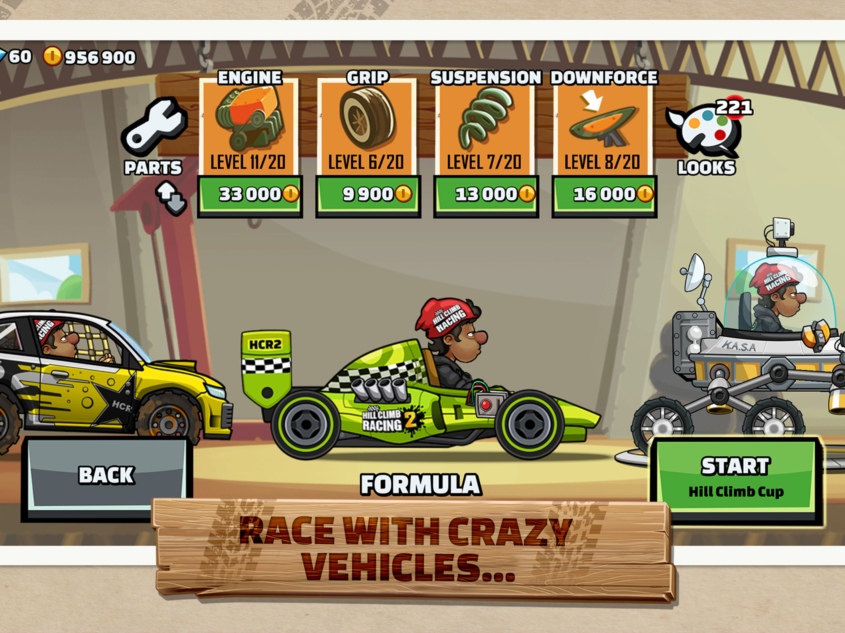 how to cheat on hill climb racing 2